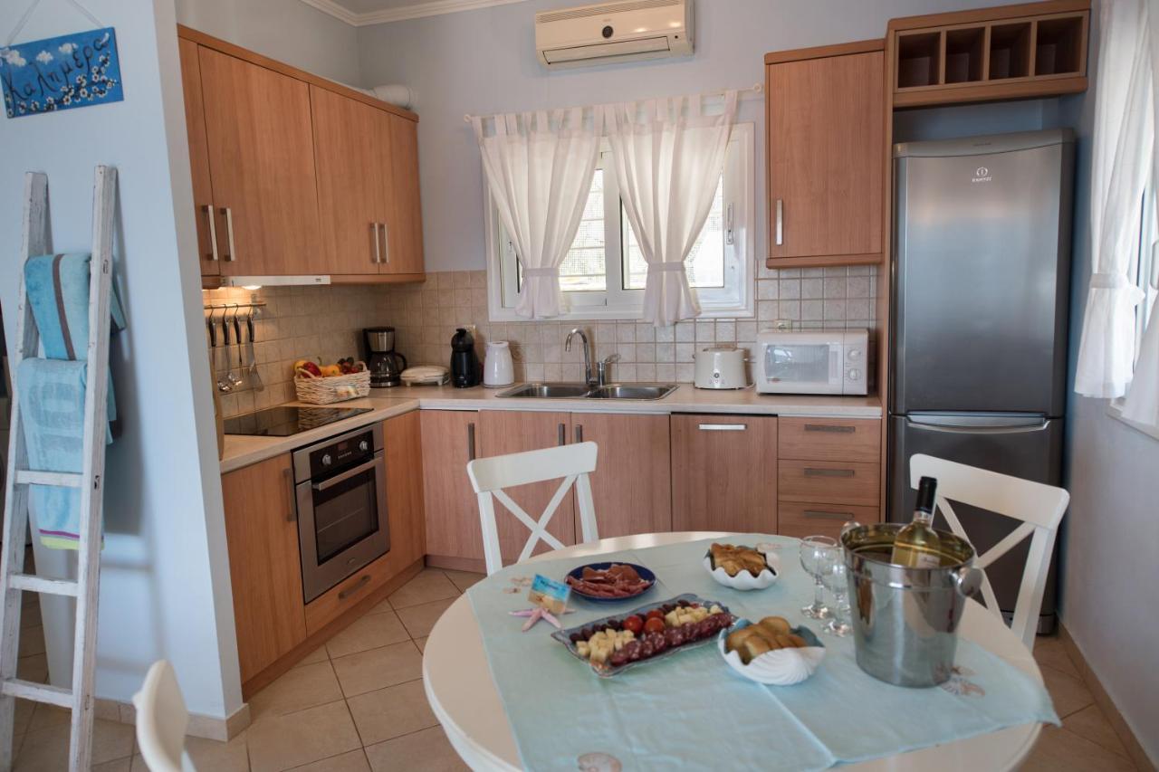 Villa Pasithea - Breathtaking Seaviews, Infinity Pool, Privacy, Close To The Beach 니드리 외부 사진