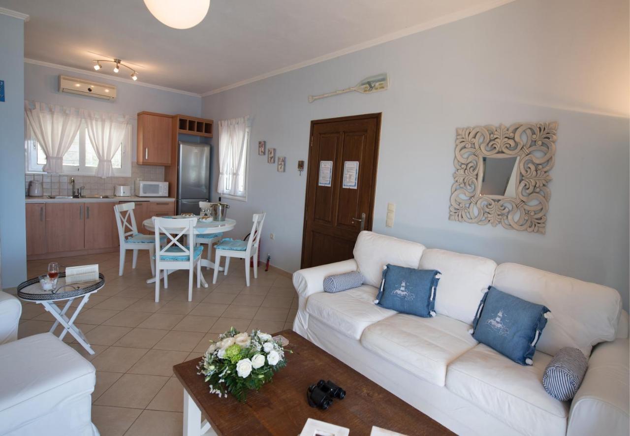Villa Pasithea - Breathtaking Seaviews, Infinity Pool, Privacy, Close To The Beach 니드리 외부 사진
