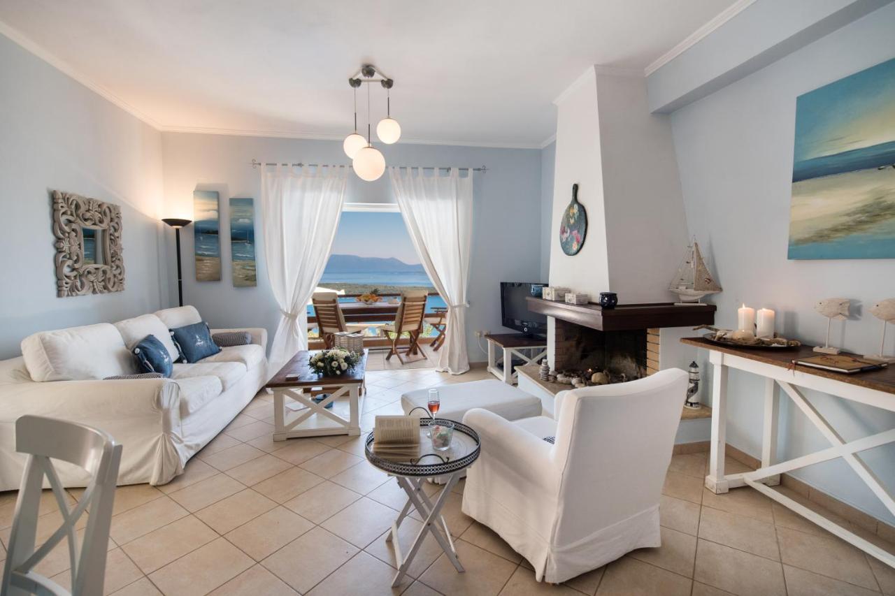 Villa Pasithea - Breathtaking Seaviews, Infinity Pool, Privacy, Close To The Beach 니드리 외부 사진